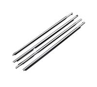 Junta para Maletero Para Lexus Para LX470 1998-2007 4 Uds Burlete Goma Para Ventana Exterior Cinturón Sellado Puerta Moldura Embellecedora Coche Tira Sello Puerta(Chrome)