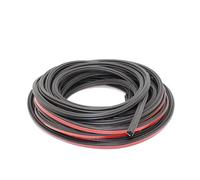 Junta Para Puerta De Coche Tira De Sellado Para Puerta De Coche De Doble Capa Tira De Sellado Aislamiento Acústico Capó De Puerta De Coche Moldura Para Maletero Cinturón(16m)