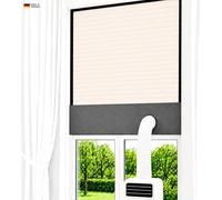 Junta para ventana 30-249 cm para climatizador móvil y secadora de evacuación, también para puertas - montaje rápido sin taladrar/pegar - junta de climatización [95 cm]