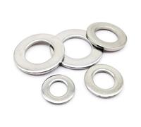 Junta plana con arandela lisa M1.6 M2 .5 M3 M4 M5 M6 M8 M10 M12 M14 M16 a M24 Arandelas Metalicas(M24 2pcs)