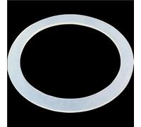 Junta plana de goma blanca, anillo de sellado circular de silicona resistente a altas temperaturas, 1 unidad(150x130x2.5mm)