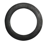 Junta plana - goma de 1/2" con dimensiones de 18x10x2 mm, ideal para sellar conexiones. Incluye 100 unidades por bolsa.