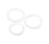 Junta PTFE Ranurada Para Brida Tri-Clamp | Sellado Estable, Montaje Rápido, Reemplazo Fácil, Uso Diario(51mm X 64mm)