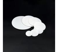 Junta Redonda de Disco sólido de PTFE de 10 Piezas, Junta ciega King de plástico, Almohadillas de PTFE de Espesor 0,5-5 mm, amortiguación sellada de PTFE(25x1mm)