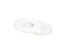 Junta redonda de silicona, anillo de sellado de silicona de 10 piezas, sellado plano de junta, espaciador de arandela for conector NPT BSP1/4" 3/8" 1/2" 3/4" 1"(8x15x3mm)