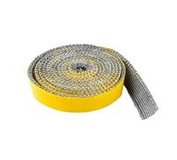 Junta Refractaria Autoadhesiva para Chimenea y Estufa de Leña, Tira de Sellado Resistente al Calor para Puertas de Chimeneas, Tubos de Humo y Hornos (3mm x 10mm x 2m),para Prevención de Fugas de Humo
