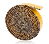 Junta Refractaria Chimene, Cinta de Sellado para Chimenea, Cinta Aislante Termica, Autoadhesivo Junta Cristal Chimenea 3m x 15mm x 3mm, Tira de Sellado de Fibra de Vidrio Resistente al Calor