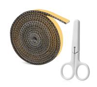 Junta Refractaria Chimenea, Cinta de Sellado Autoadhesiva, Cinta de Sellado para Chimenea Junta Fibra de Vidrio, Junta Cristal Chimenea para Puerta Chimeneas, Tubo de Humo (3mm×10mm×3m)