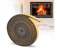 Junta Refractaria Chimenea Cinta De Sellado Para Chimenea Cinta de Sellado Autoadhesiva Para Chimenea Junta Cristal Para Estufa de Leña (3mm x 10mm x 2m)