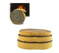 Junta Refractaria Chimenea,Cinta de Sellado para Chimenea,Resistente al Calor Hasta 550 Grados Celsius,Tira de Sellado Resistente al Calor para Estufa Leña,Puerta Chimeneas,Tubo Humo(3mm x 20mm x 3m)