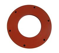 Junta roja para desagüe de humos, inserciones de pellets hasta 260 °C, diámetro interior 74 mm, exterior 140 mm. Alta temperatura.