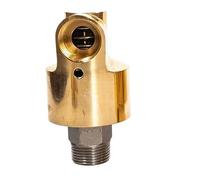 Junta rotativa, Junta giratoria HD20 DN20 de 3/4 pulgadas, junta giratoria 360, acoplamiento giratorio de aceite de aire de agua conector Universal Unión de rotación de latón(Left thread)