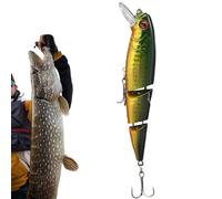 Junta Swimbait, Multi Joint - Señuelo de con Gancho de Altura, Cebo de bajo de Baja Lenta para Trucha, lucioperca, Tipo