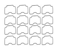 Junta tapa embrague motocicleta Para Suzuki GS500F GS500FU GS500U GSX600F GSX750F GSF1200 GSF1200S GS GSX GSF 500 600 750 1200 Reparación Junta Flotador Carburador(16 PCS)