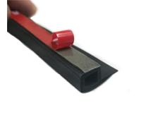 Junta Tira de Sellado 2 Piezas De 80 Cm | Brida De Goma Para Puertas De Coche, Burlete Para Protección Del Pilar B(Tipo P)