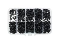 Junta tórica de 1,0, 1,5 a 4,0mm, arandela de sellado, junta tórica de goma de nitrilo, juntas de plomería for grifo, Kit de junta tórica resistente al aceite y alta temperatura(Oring Kit 460pcs)