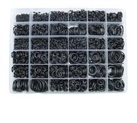 Junta tórica de 1,0, 1,5 a 4,0mm, arandela de sellado, junta tórica de goma de nitrilo, juntas de plomería for grifo, Kit de junta tórica resistente al aceite y alta temperatura(Oring Kit 3230pcs)