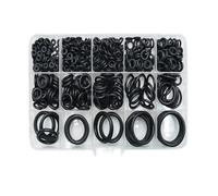 Junta tórica de 1,0, 1,5 a 4,0mm, arandela de sellado, junta tórica de goma de nitrilo, juntas de plomería for grifo, Kit de junta tórica resistente al aceite y alta temperatura(Oring Kit 520pcs)