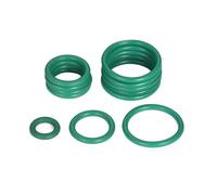 Junta tórica de caucho fluorado CS de 2,4 mm, verde, for aceite, combustible y otros usos. Diámetro exterior x diámetro del alambre.(31x2.4(10pcs))