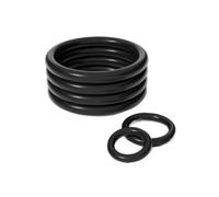 Junta tórica de caucho fluorado negro FKM CS1.8/2.65 mm ID1.8-100, resistente a ácidos, álcalis y HT(ID31.5xCS1.8-10pcs)