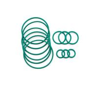 Junta tórica de caucho fluorado verde, 10/50 piezas, CS, 2,4 mm de diámetro exterior, 8-60 mm, aislante, resistente al aceite, resistente a altas temperaturas(10Pcs,OD 14MM ID 9.2MM_CS 2.4MM)