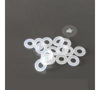 Junta tórica de Goma de Silicona VMQ, Espesor de 0,5mm, Juntas de Calidad alimentaria OD1.5/2/2.5/3/4, arandela de Junta tórica, Color Natural, Blanco, Color Aleatorio (Color : 10pcs, Size : 3x2x0.5