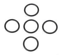 Junta tórica de goma para bombas de filtro de piscina Intex, modelos C330 C530 C1000, conexiones de manguera de 1-1/4 pulgadas, junta negra, paquete de 10 (5 piezas)