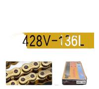 Junta tórica de Sello de Aceite de Cadena de Motocicleta Did 428 Did 136 eslabones 520 525 530 120 eslabones compatibles con Dirt Bike ATV(428 Chain 136 Links)