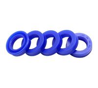 Junta tórica de sello industrial, Sello de aceite hidráulico Pu, sellos eje varilla pistón en forma U for cilindros industriales, ID 8-18 mm, OD 14-30, espesor 4-10, 5 piezas(14x20x8(5pcs))