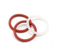Junta tórica de silicona de grado alimenticio, 10 Uds., junta tórica VMQ, junta tórica CS 4mm OD 12 ~ 150mm, surtido de juntas tóricas de goma, herramientas Hvac ( Color : White , Size : OD 80mm ID 72