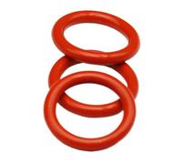 Junta tórica de silicona roja OD4-50 mm espesor Arandela 1-1,2(600Pcs 6.5x1mm)