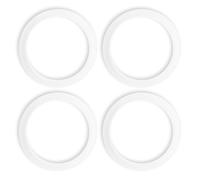 Junta tórica para portafiltros de café Flylin de 4 piezas, anillo de sellado para portafiltros DeLonghi, anillo de vapor de silicona de 50 mm, anillo de sellado para portafiltros Dedica EC680/EC685