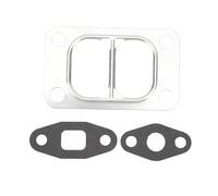 Junta Turbo de Entrada Dividida, Acero Inoxidable, Doble Desplazamiento, Juego de Juntas de Brida de Turbina de 4 Pernos