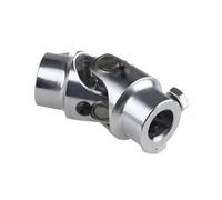 Junta Universal De Dirección De 3/4"-36 Estrías X 3/4" DD, Ángulo De Trabajo De 35°, Reemplazo De Junta Universal Redonda Para Eje De Dirección HBGURM(Plata)