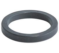 Junta universal para soporte de filtro para máquina de café, compatible con Gaggia, sello de goma, diámetro exterior 73 mm, interior 57 mm, altura 9 mm