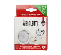 Junta y filtro de repuesto Bialetti para cafetera espresso de 6 tazas