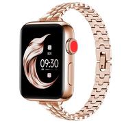 Juntan Correa delgada de acero inoxidable para Apple Watch de 49 mm, 45 mm, 44 mm, 42 mm, elegante para iWatch Bands, correa de metal fina para Apple Watch Series 9, 8, SE, 7, 6, 5, 4, 3, Ultra 2, 1