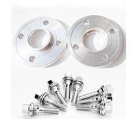 Juntas Cubo Rueda Ensanchadas Espaciador Rueda Para Citroen Para Cactus C4 20 Mm 0,79 Pulgadas 4 X 108, 65,1, Orificio Central 8 Pernos 45 12,25(Plata)