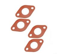 Juntas de brida de bomba circuladora para TACO 007, kit de sellado de goma de alta temperatura de 4 x 2-5/8 pulgadas, repuesto rojo resistente para sistemas de calefacción hidrónicos (4 piezas)