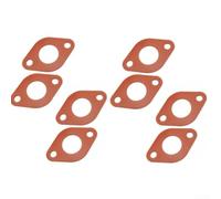 Juntas de brida de bomba circuladora, sello de goma rojo compatible con Taco 007 Series B&G Grundfos para bombas Armstrong para mantenimiento del sistema de calefacción de agua caliente, 4 piezas (8