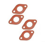 Juntas de brida de bomba de circulación para Taco serie 007, kit de sellado de goma roja de alta temperatura de 4 x 2-5/8 pulgadas con patrón de pernos de 3-1/8 para sistemas de calefacción (4 piezas)