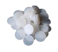 Juntas de caucho de silicona resistentes a altas temperaturas - 5/10 piezas, diámetro 15-100 mm, grosor 1/2/3 mm, translúcidas lechosas(Dia 75mm(5Pcs)-THK 2mm)