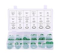 Juntas de goma para compresor de aire acondicionado para coche (270 piezas)-Duokon Junta tórica de sello, 270 piezas surtidas de aire acondicionado para automóvil Compresor Junta tórica Juego de junt