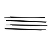 Juntas de Goma para Cristales de ventanillas de Coche Mitsubishi Outlander 2013-2018. Accesorios de Repuesto Directo (Negro).