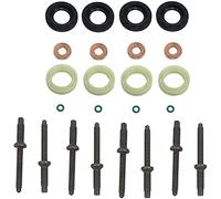 Juntas de inyectores Juego de arandelas de inyección de combustible compatible para Euro 4-1.6 Diesel (1560 CC) Berlingo C3, C3 Picasso, C4, C4 Picasso, C5, Jumpy, Xsara Picasso 1.6 HDi