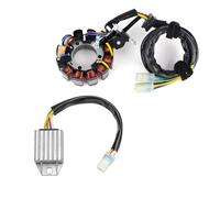 Juntas de motor para moto Compatible con CRF 450 450X 2005-2014 2015-2018 cubierta de junta de estator rectificador regulador de bobina de estator Kit de juntas de motor(2)