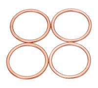 juntas de motore moto Junta de tubo escape compatible con Kawasaki VN900D VN900B Vulcan 900 (2006-2023), VN900C (2007-2023), EX650 Ninja 650R (2006) y ER-6N(4pcs)