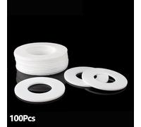 Juntas de PTFE, sellado de arandela plana de plástico, funciona en bomba, compresor, hervidor mezclador CS 2MM 3MM, 100 Uds. En un paquete(8x18x3)