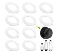 Juntas de Repuesto para Sodastream Terra - Junta de repuesto para reemplazar la junta de la tapa de la botella de refresco, Compatibile con molti modelli di botella Sodastream, Fácil de usar (10 PCS)