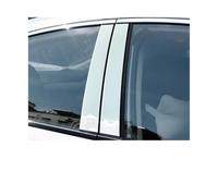 Juntas Para Coche Para Peugeot 308 I (T7) 2008-2013 Cubierta Decorativa De Ventana Pegatina Pilar B Y C Moldura De Pilar Y Ventana De Puerta(Plata)